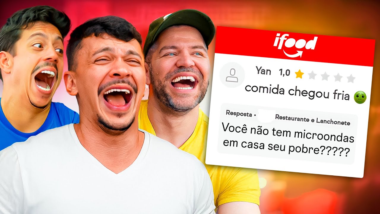 PERDERAM A NO&Ccedil;&Atilde;O NO CHAT DO IFOOD 😂 #2 (ft. Renato Albani & Victor Sarro)