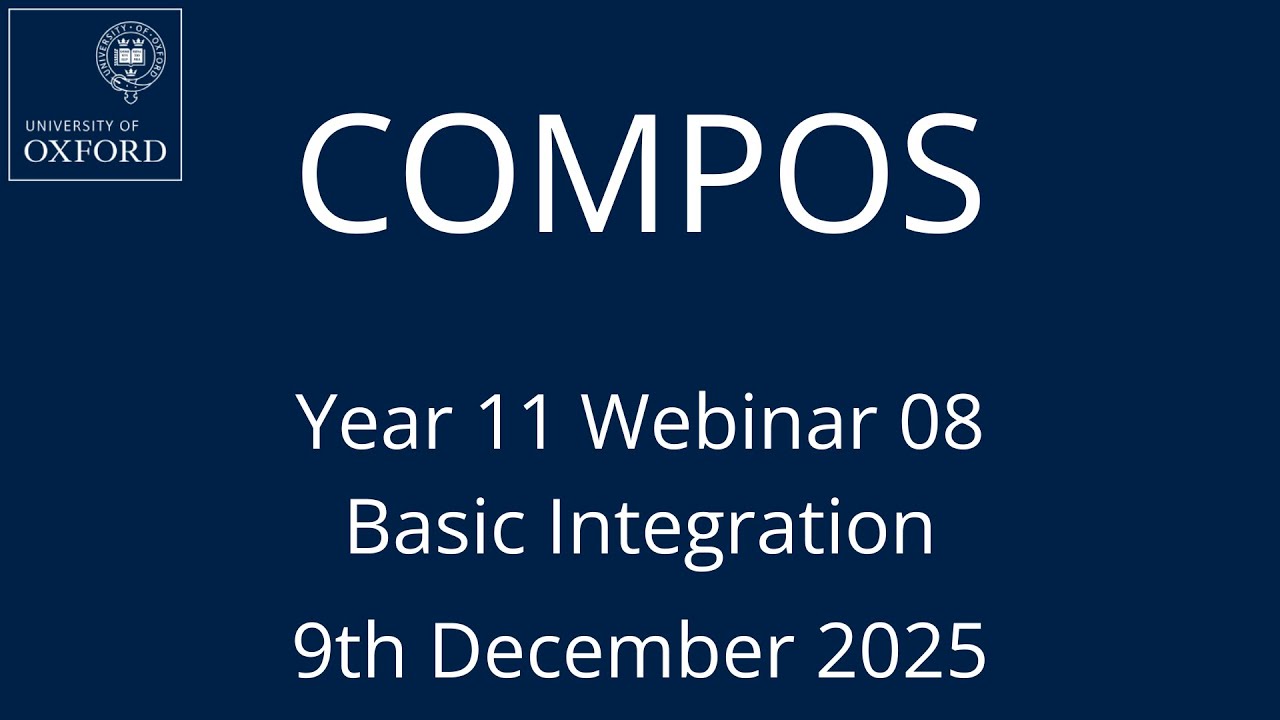 COMPOS'25 Y11 Webinar 08 - Basic Integration