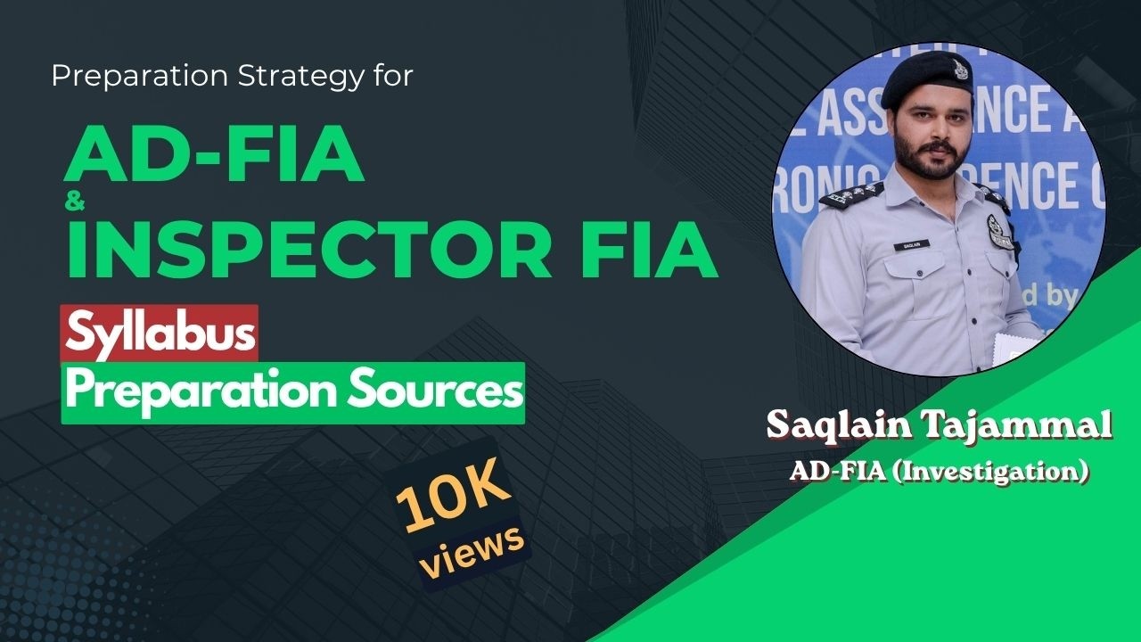 AD-FIA and Inspector FIA Jobs: Syllabus and Preparation Strategy with Tips and Tricks | PMS 2022