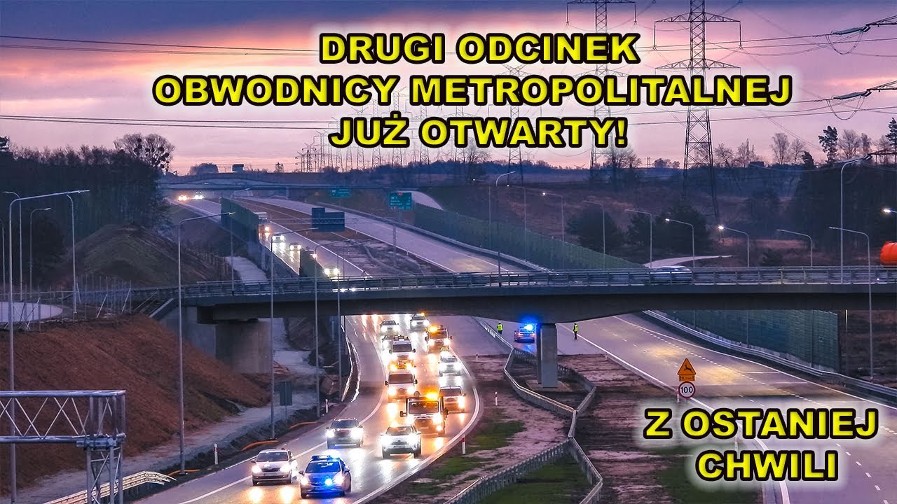 Gdańsk.Drugi odcinek Obwodnicy Metropolitalnej już otwarty.23.12.2025.