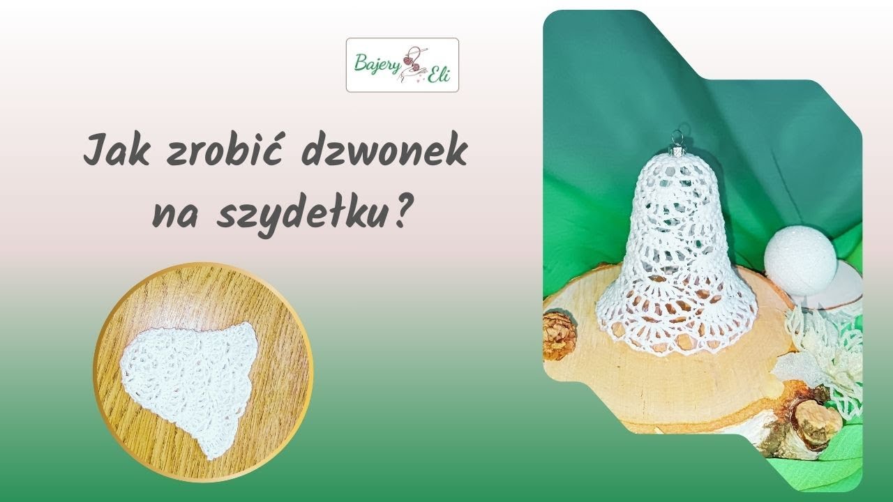 Jak zrobić dzwonek 8 cm na szydełku? Łatwy wzór  – instrukcja krok po kroku