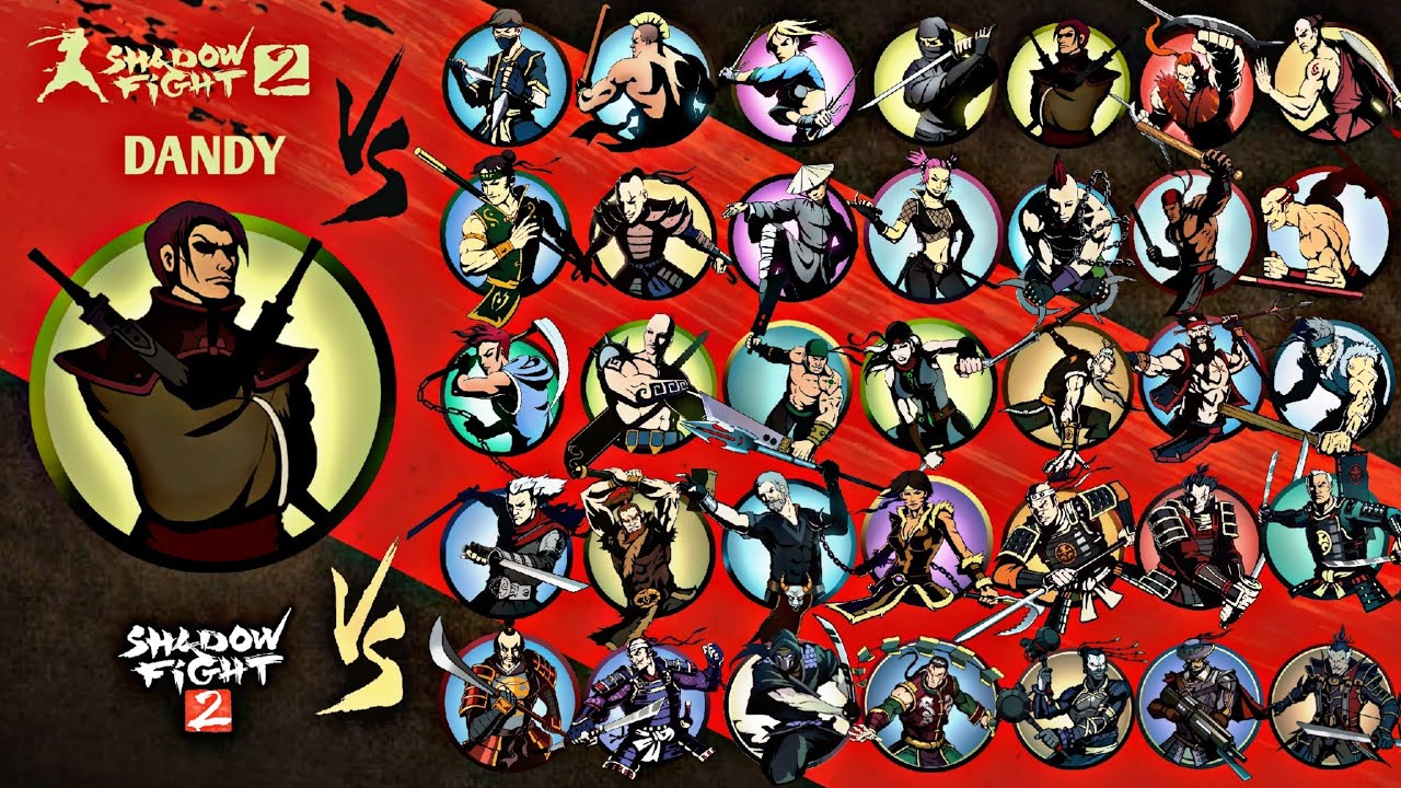 Shadow Fight 2 | Денди против всех телохранителей