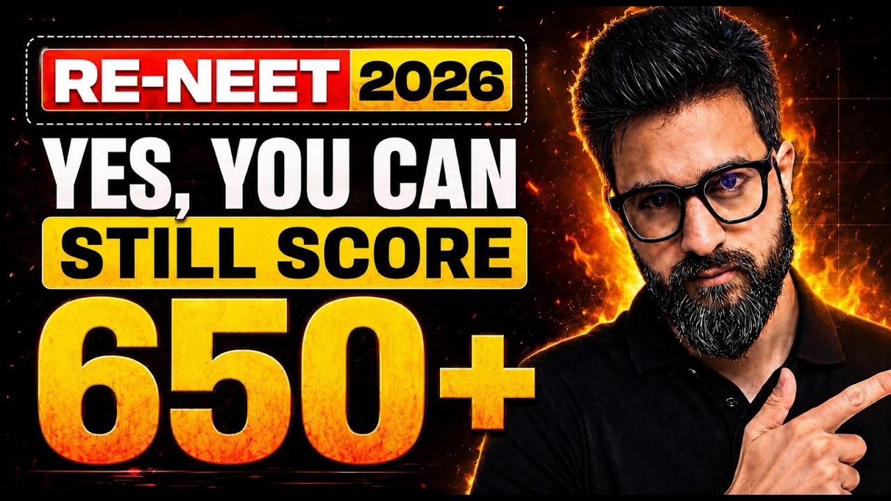 Yes, You Can Still Get 650+ in RE-NEET 2026 | Yawar Manzoor sir