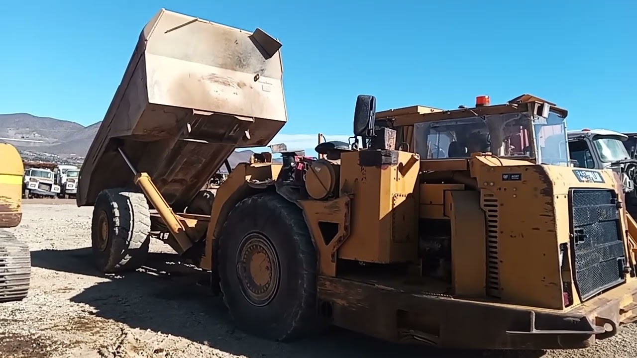 Caterpillar ad30 underground mining truck
