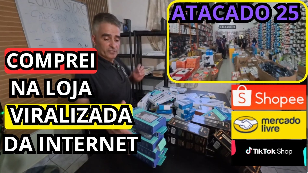 O QUE COMPREI NA 25 DE MARÇO P/VENDER NA SHOPEE,MERCADO LIVRE /TIKTOKSHP?