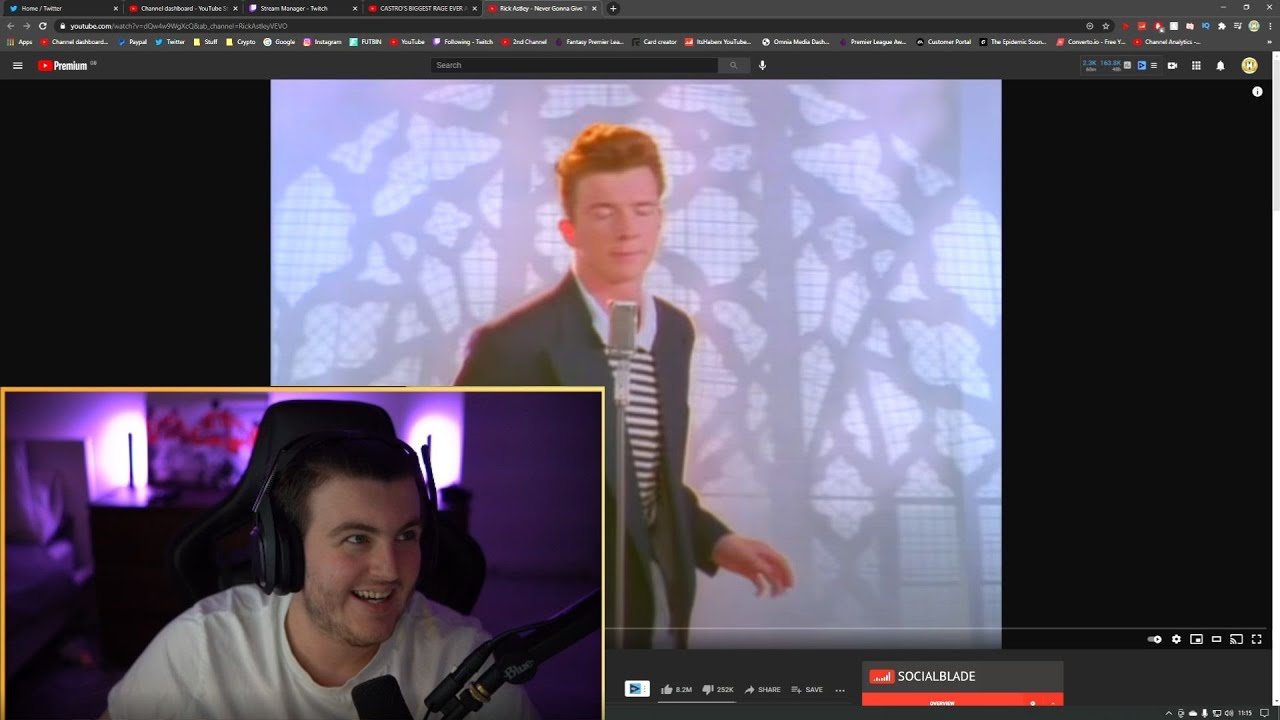 Flashback To ItsHaber Getting Rick Rolled Back To Back On Stream...