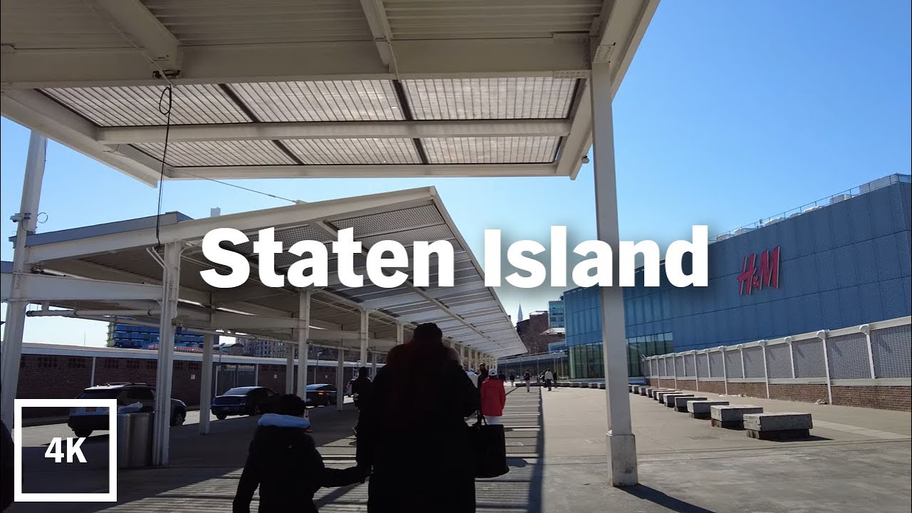 ⁴ᴷ⁶⁰Walking New York City: Staten Island Ferry