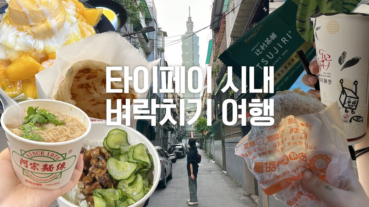 대만 타이페이 여행 🇹🇼 | 카리도넛 세 개 먹고 올 걸..하고 후회 중