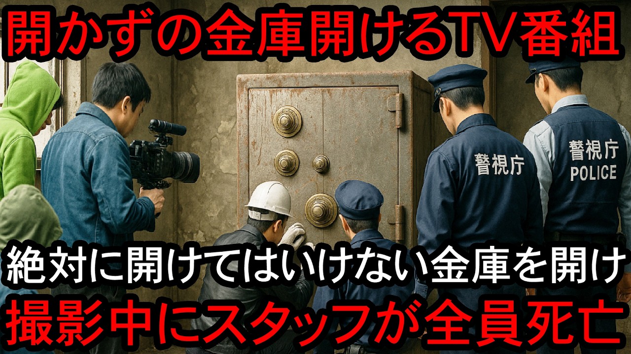 【心霊事件】「これは放送するな…」開かずの金庫を開ける某地方番組撮影中にロケ現場で起きた緊急事態。お蔵入りになった理由とは…？【総集編】