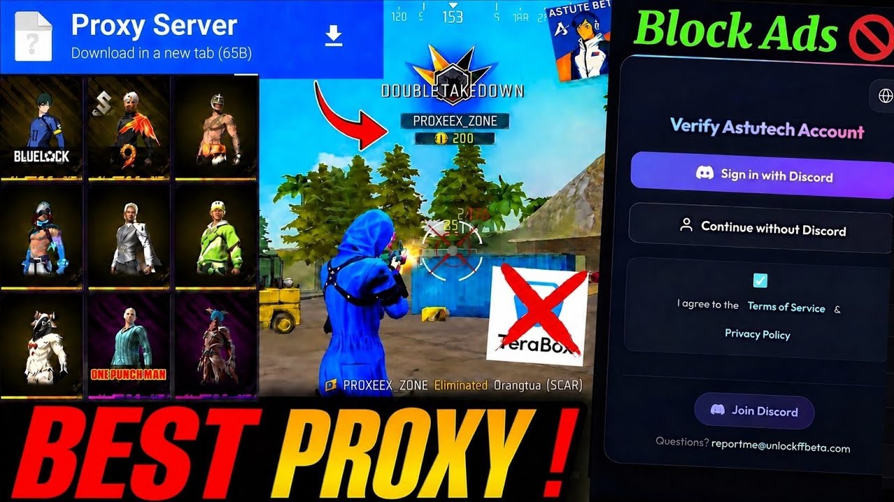Free Fire Proxy Server 😱 | Proxy Server Free Fire | How to Download Proxy Server 🥳