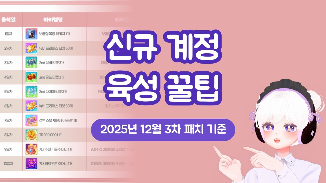 [가이드] 신규 계정 육성 꿀팁