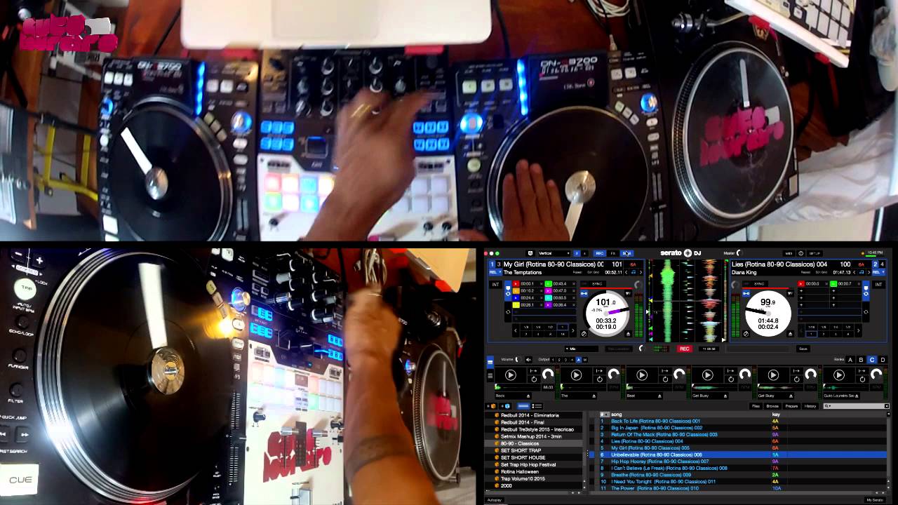 Rotina 80-90 - Denon 3700 + Pioneer DJM S9