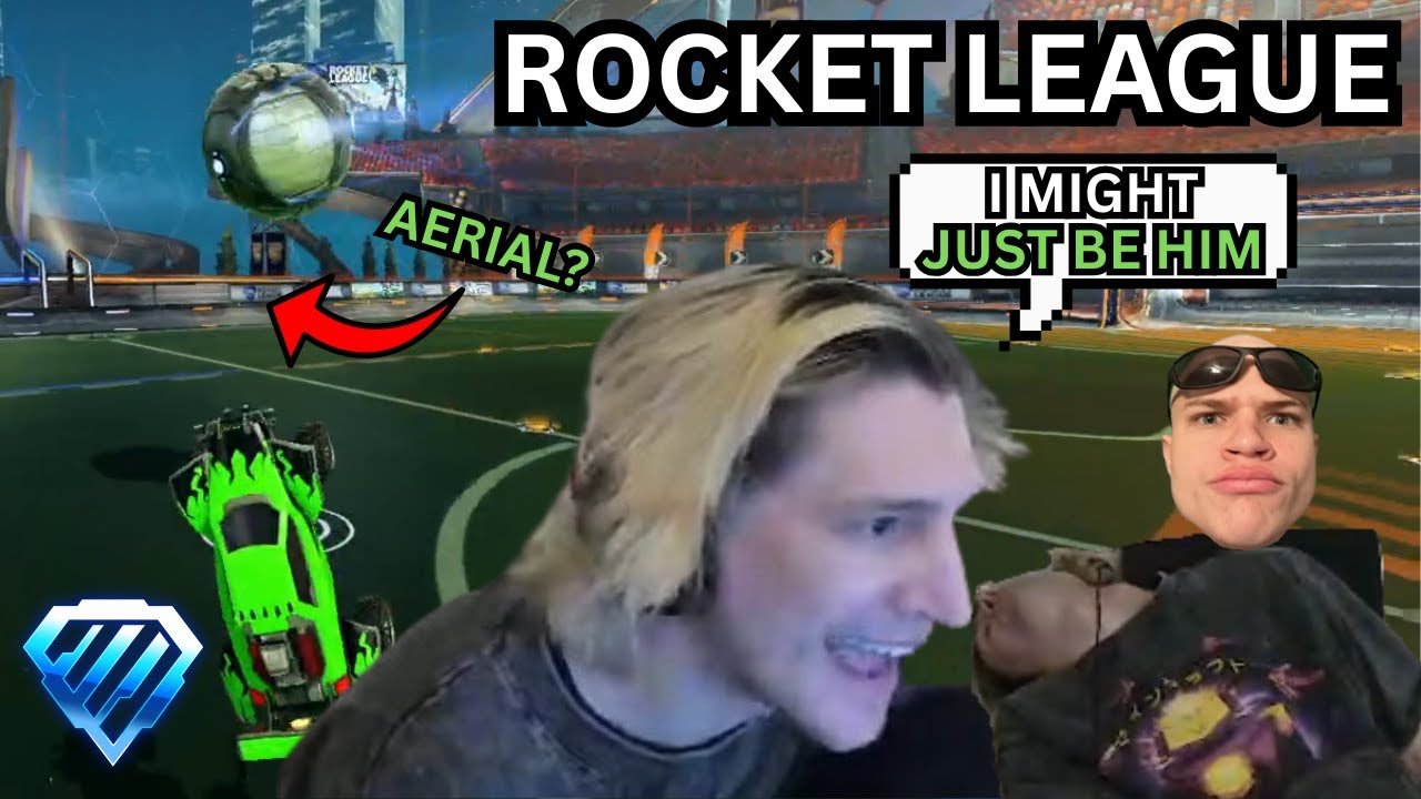 xQc CARRIES Jynxzi in Rocket League