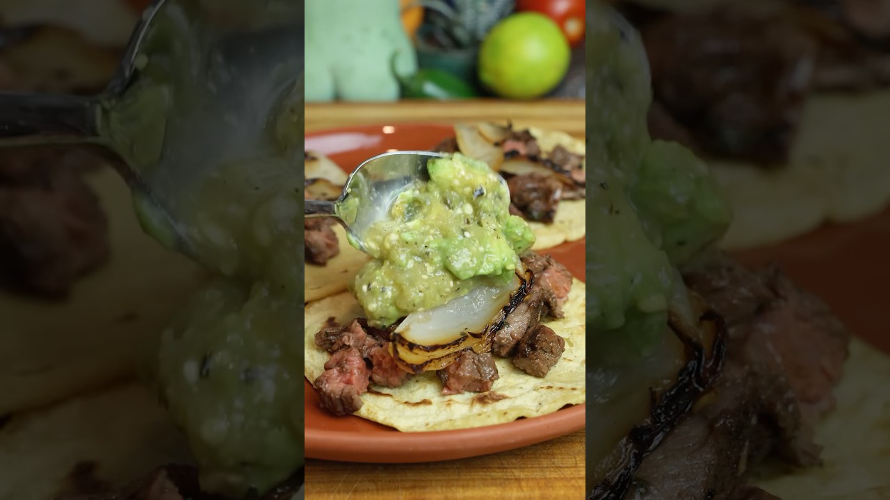 Carne asada tacos. Full recipe on my website. Link in bio. I have a cookbook. Link in bio 🙏🏻