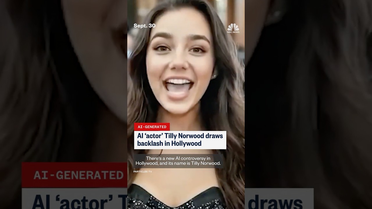 AI 'actor' Tilly Norwood draws backlash in Hollywood