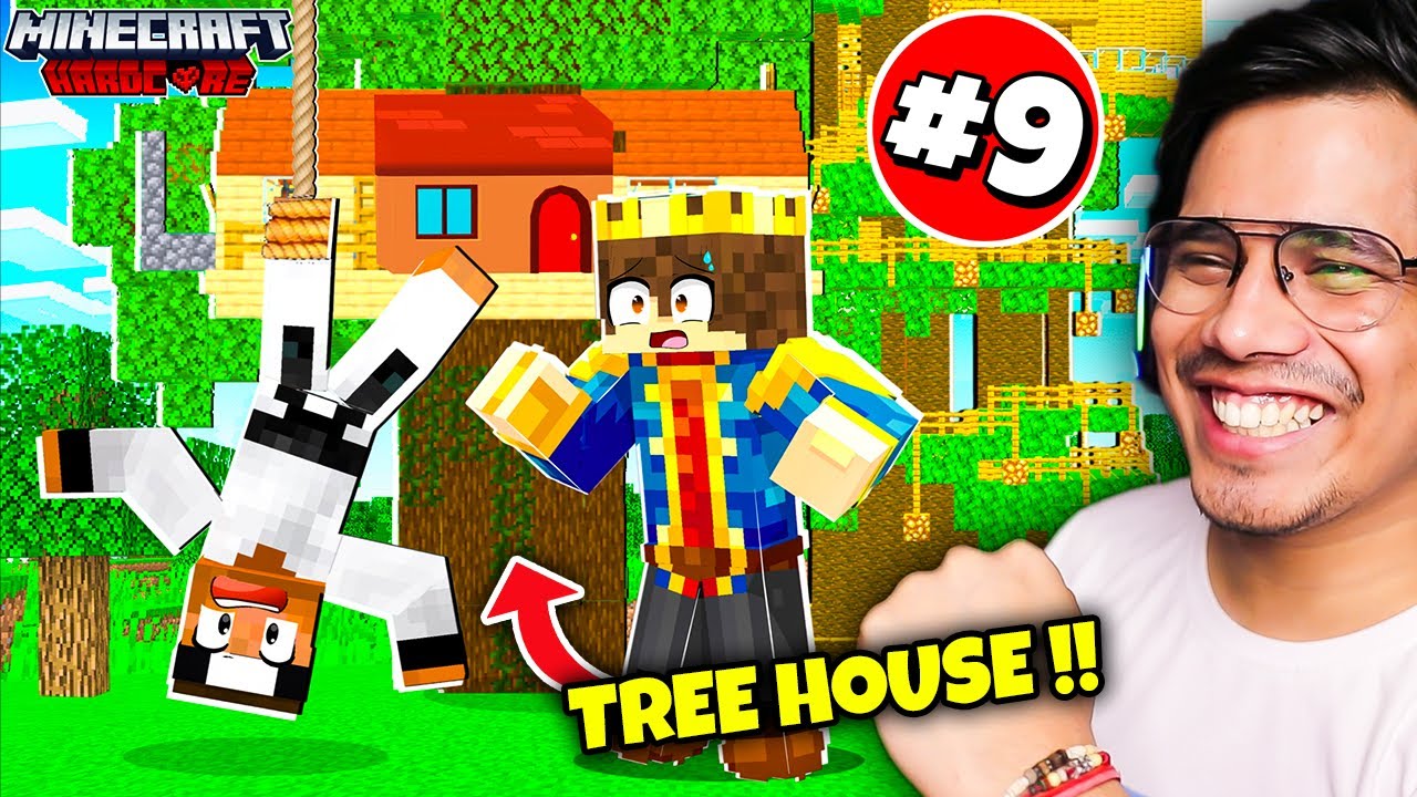 I Made BIGGEST TREE HOUSE For JACK In Minecraft HARDCORE😰