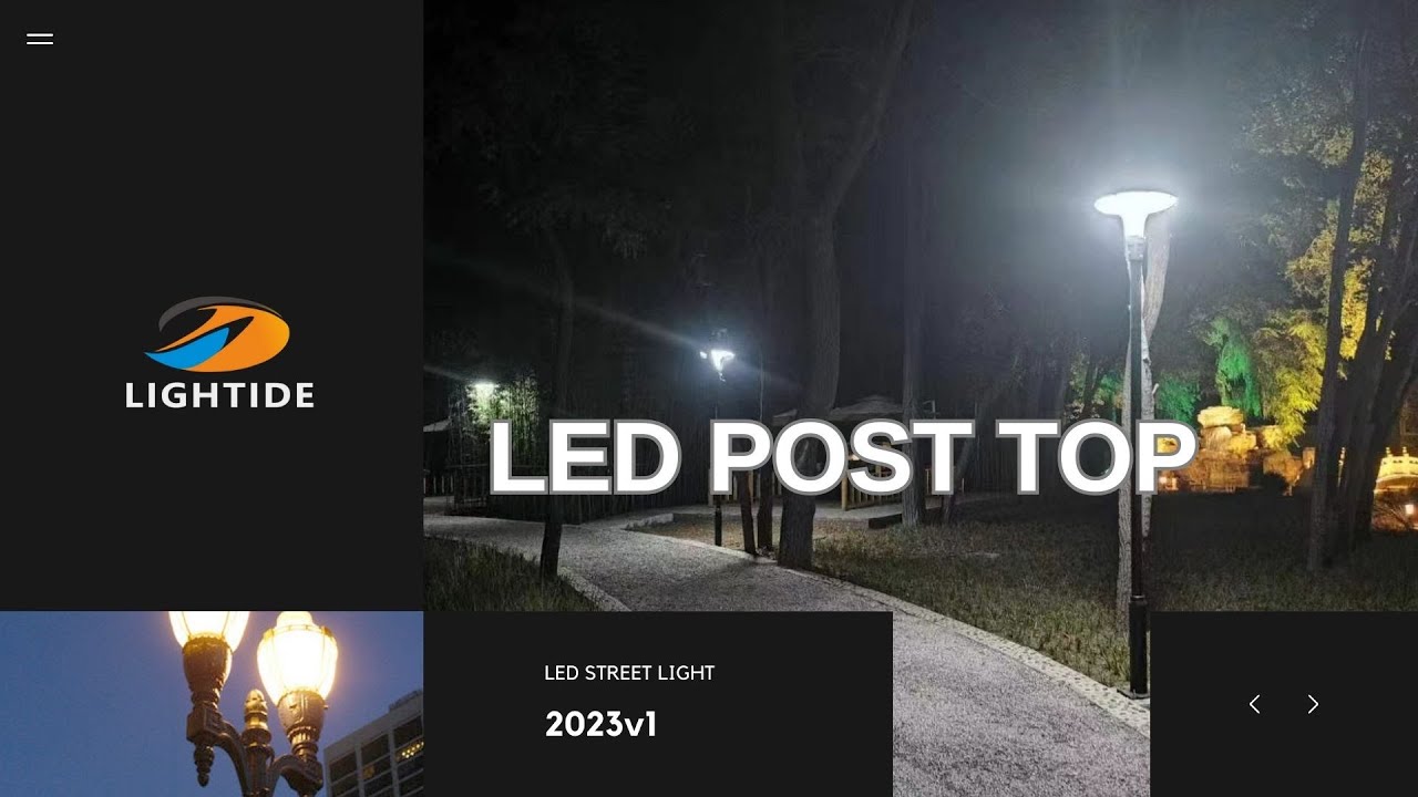 Illuminate Your Space with Flexibility: The Feature-Packed LED Post Top Light