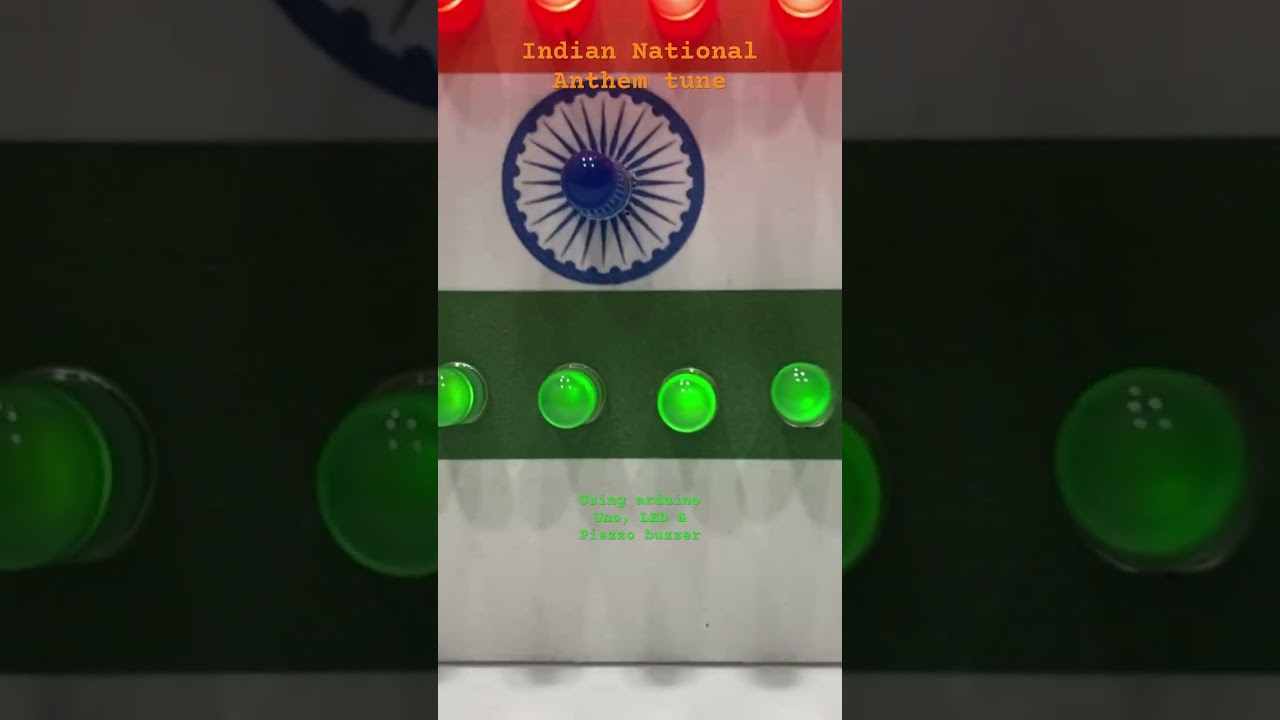 Indian National Anthem, Jan Gan Man using arduino uno 