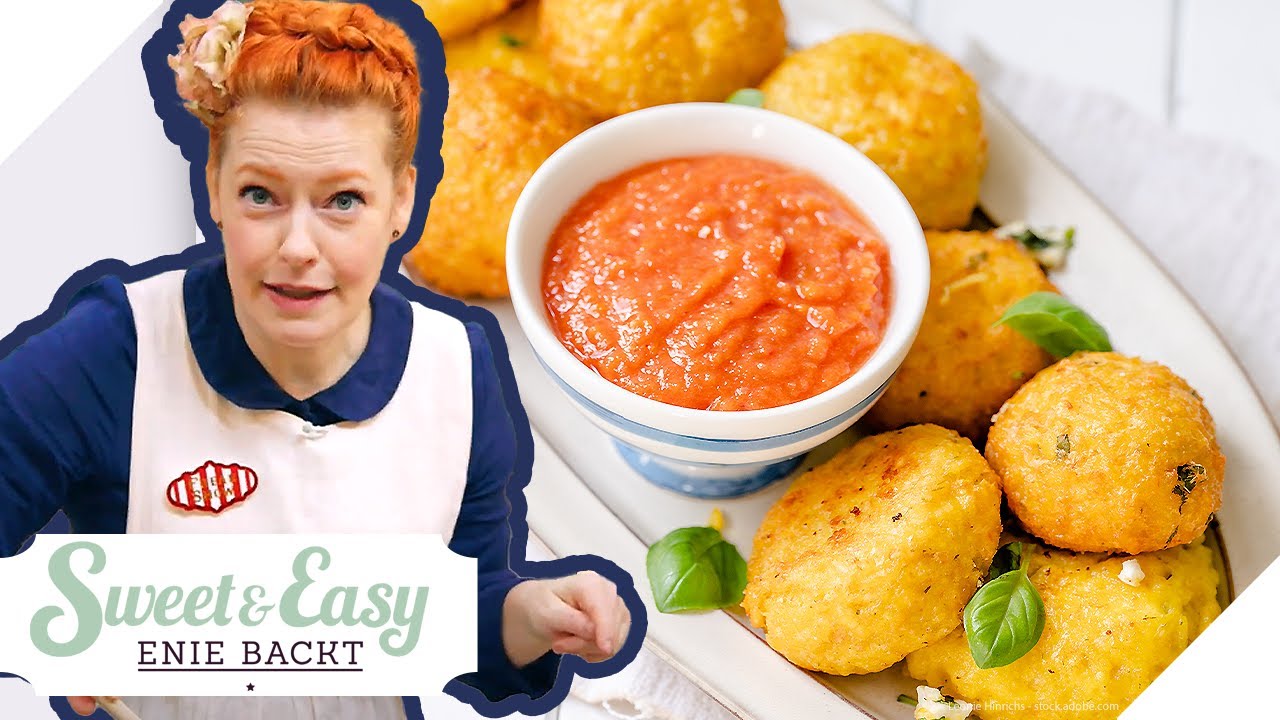 Risottobällchen mit Aprikosen-Dip: Das köstliche Resteessen 🍥🤤| Sweet & Easy - Enie backt | sixx