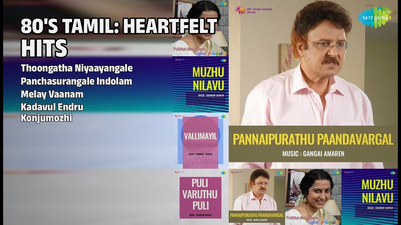 80களின் பொன்னான பாடல்கள் | Ilaiyaraaja Songs | Thoongatha Niyaayangale