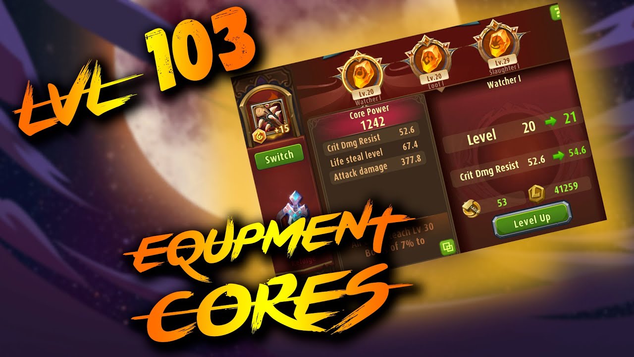 Magic Rush Heroes | Level 103 Equipment Cores