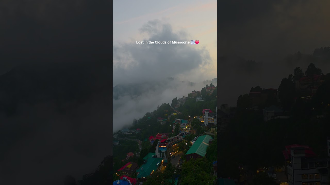 Lost in the Clouds of Mussoorie  | Monsoon Magic #shorts #mussoorie #travelwithmukeshchauhan