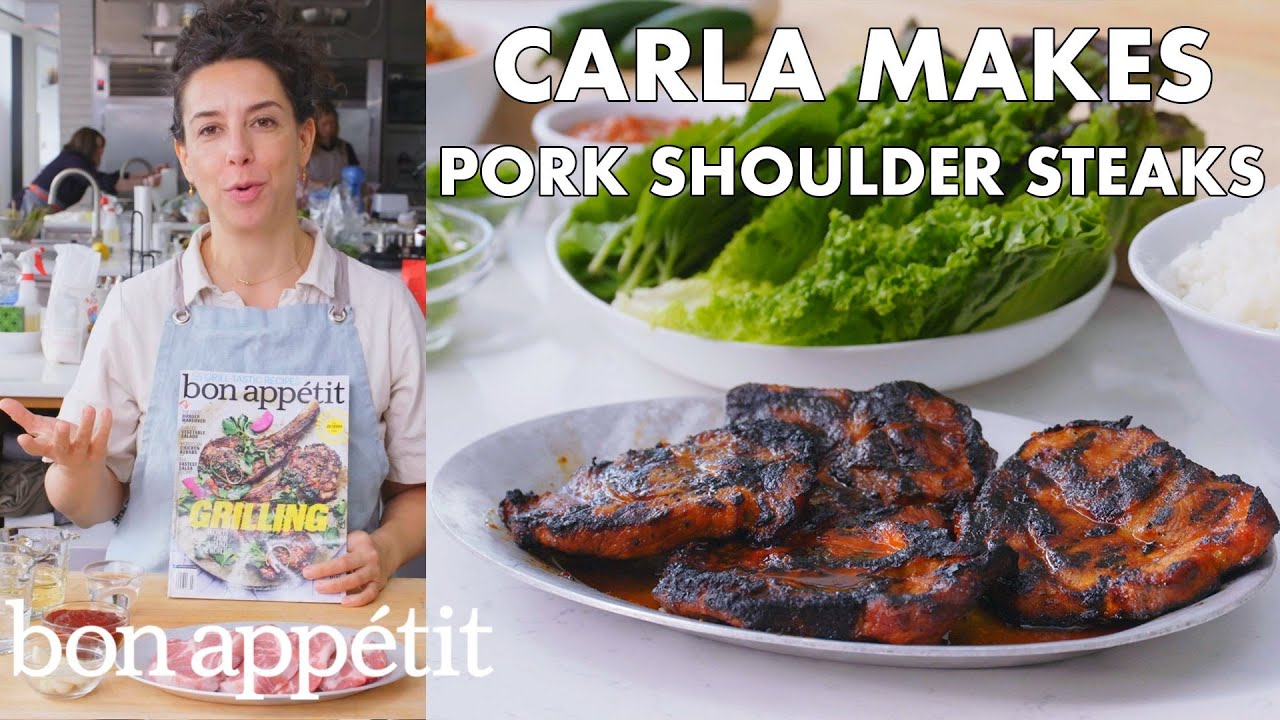 Carla Makes Pork Shoulder Steaks | From the Test Kitchen | Bon Appétit
