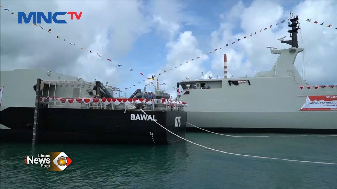 TNI AL Perkenalkan Dua Kapal Perang Karya Anak Bangsa #LintasiNewsPagi 23/03