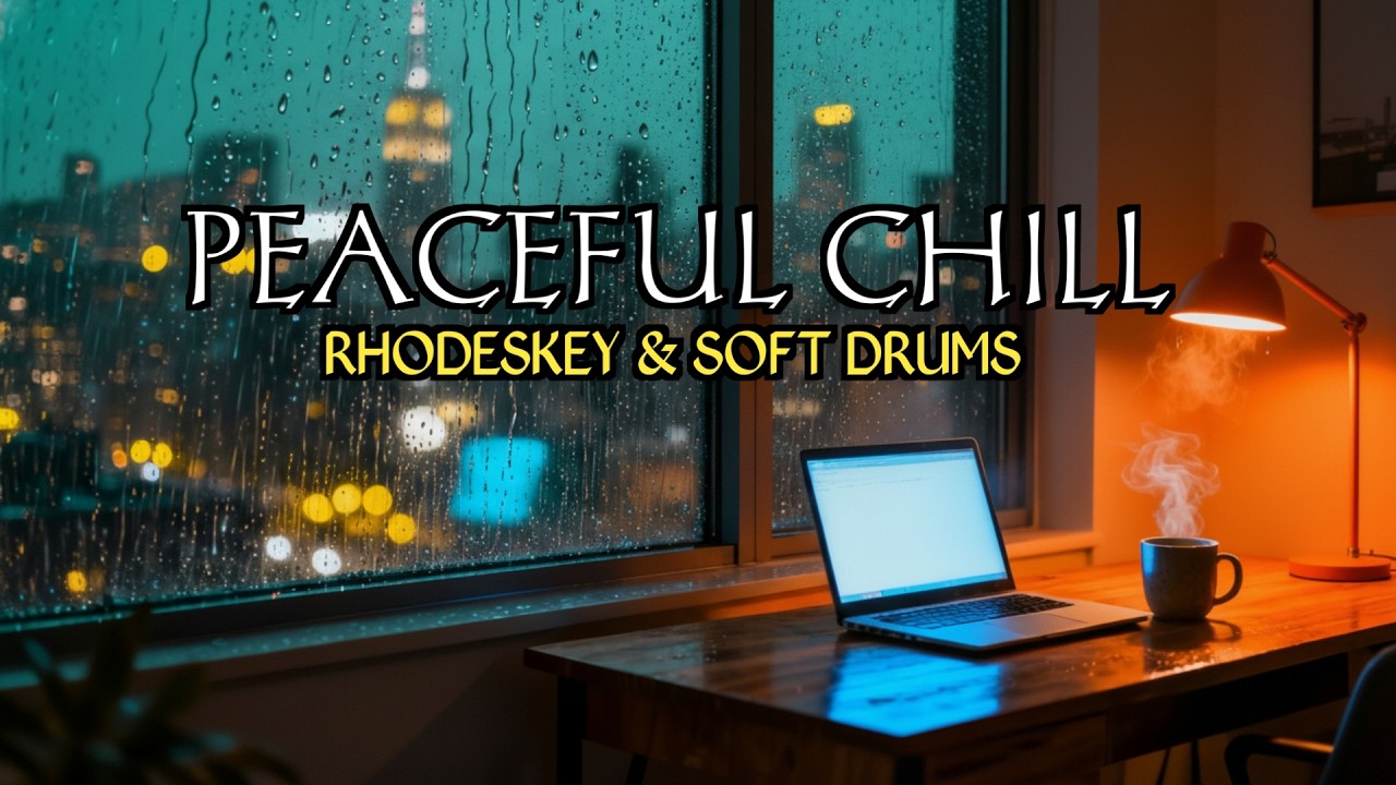 🌧️ Rainy Night in New York City Apartment | Lofi Beats for Deep Focus & Study