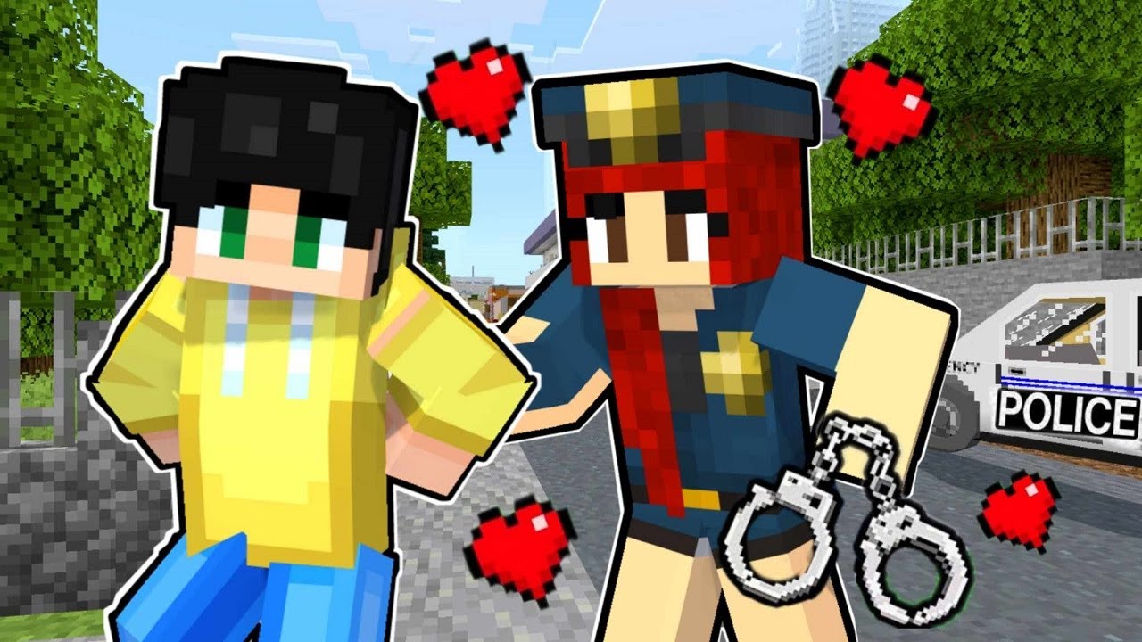 POLICE OFFICER Has A CRUSH ON ME In Minecraft (Tagalog)