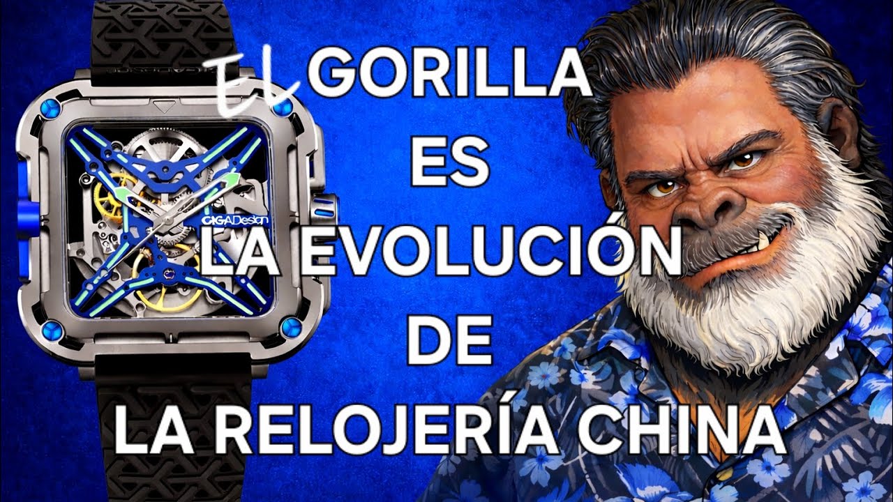🛑ENAMÓRATE DE LA RELOJERÍA CHINA➡️CIGA DESIGN GORILLA 🦍🦍🦍