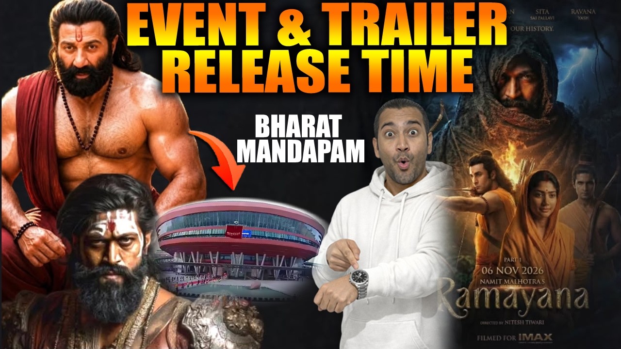 Ramayana Trailer Release Time Bharat Mandapam | Ramayana Trailer EVENT Launch Time | Namit Malhotra
