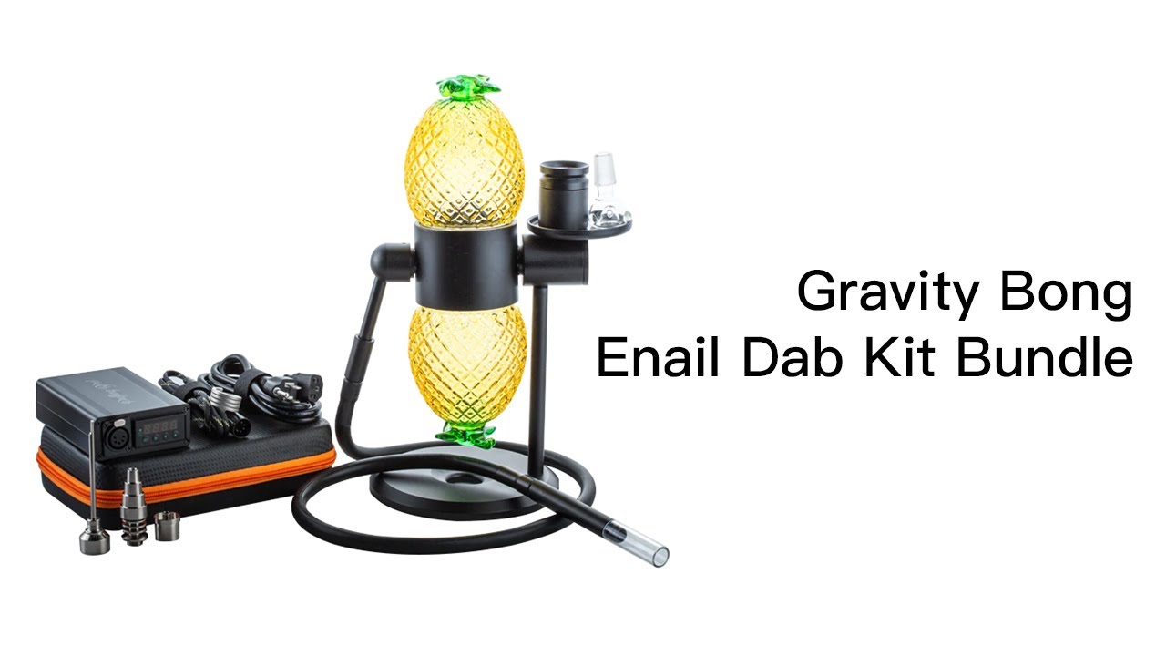 Quartz Enail Kit w/ Pineapple Gravity Bong Bundle | PuffingBird.com
