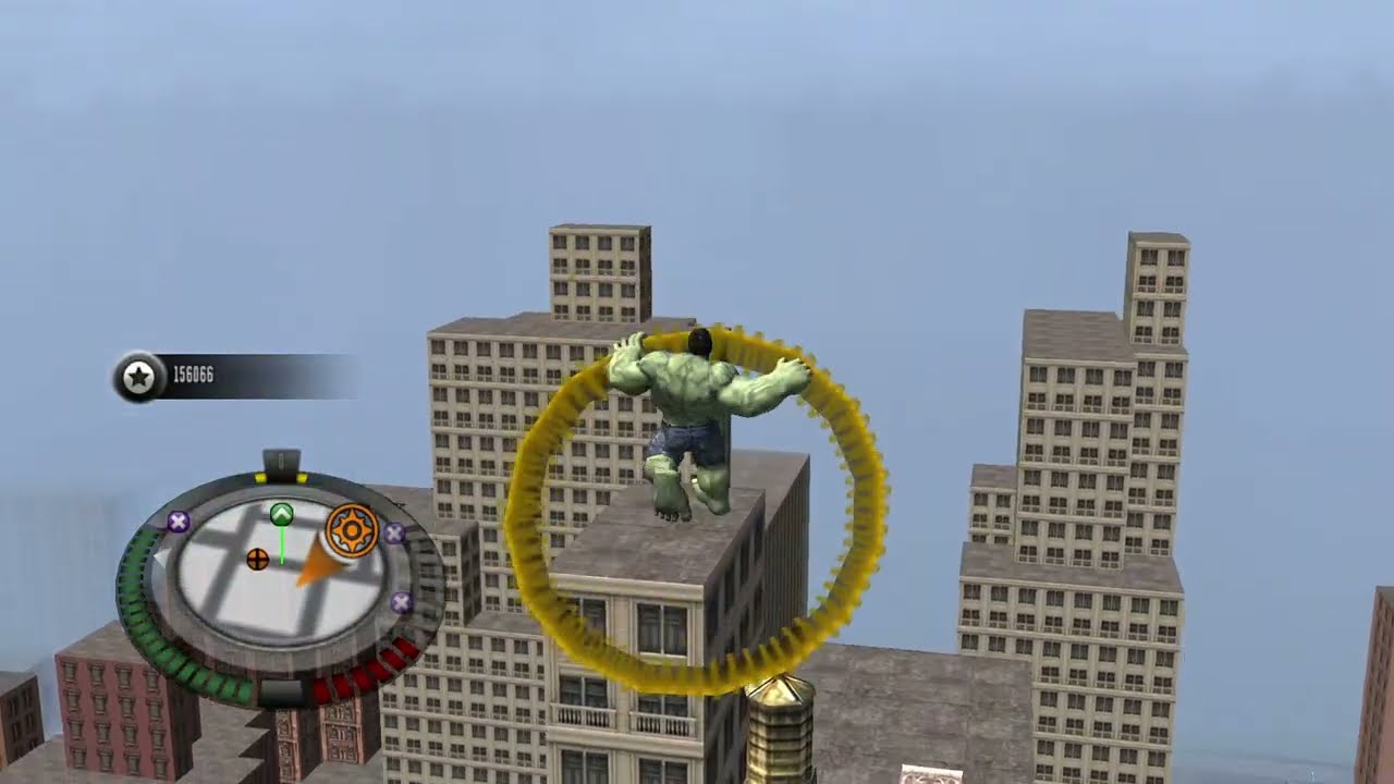 Locations of 15 jump challenges (PC/PS2/Wii version) - The Incredible Hulk 2008 game (map included)