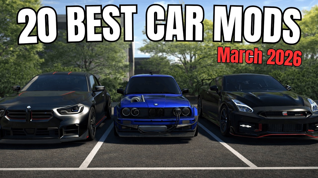 20 BEST FREE CAR MODS in Assetto Corsa | March 2026