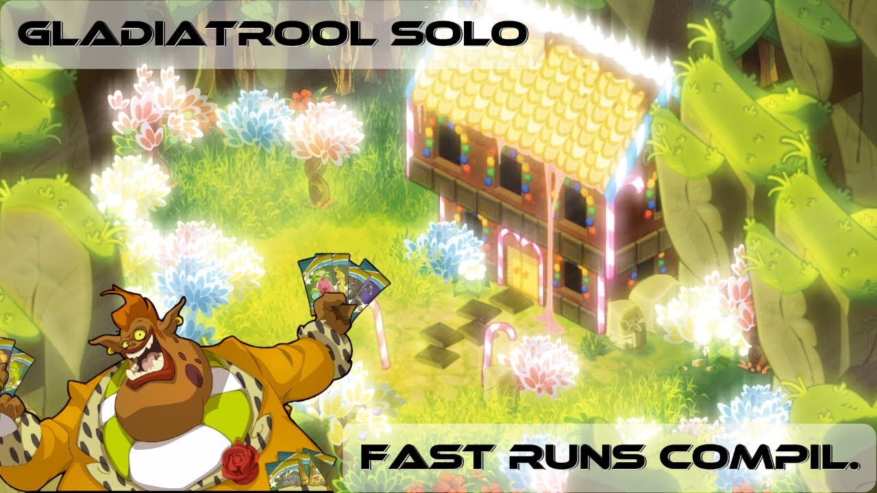 🛡️ Run solo GLADIATROOL ⚔️ Dofus Retro - Fast Runs Compil - 4 in 1, Kaskargo x1