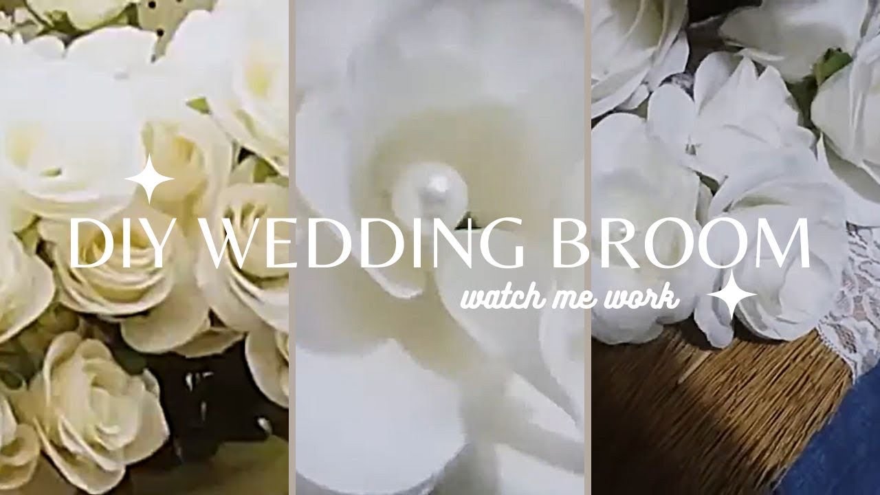 Decorate My Wedding Broom With Me! Wedding on a BUDGET!!
