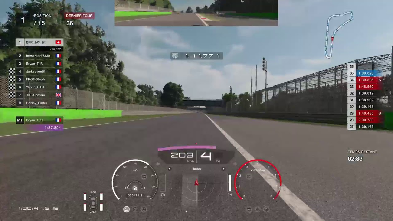 #GTSport #BFRacing #Monza #SLS avec #FRGT-Steph