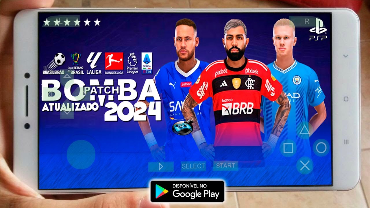 O NOST&Aacute;LGICO BOMBA PATCH DO PS2 PARA CELULAR ANDROID PELA PLAY STORE! APP IGAMES PSP