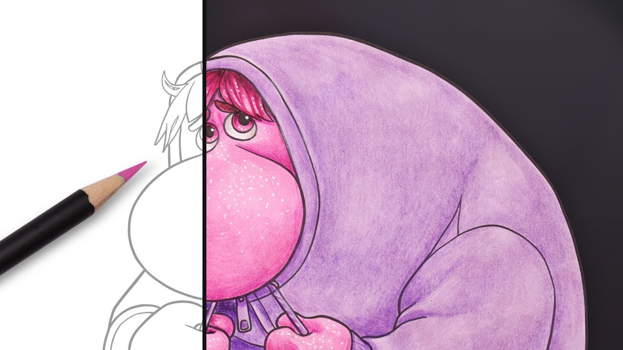 How to Color new Emotion Embarrassment - Basic and Advanced | Inside Out 2 Coloring Pages