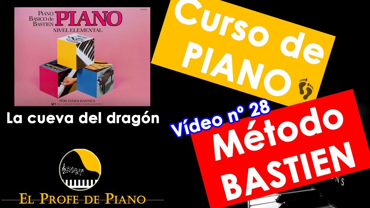 CURSO DE PIANO #28 Metodo BASTIEN piano elemental ✅ Clases de piano - Aprende piano FACIL