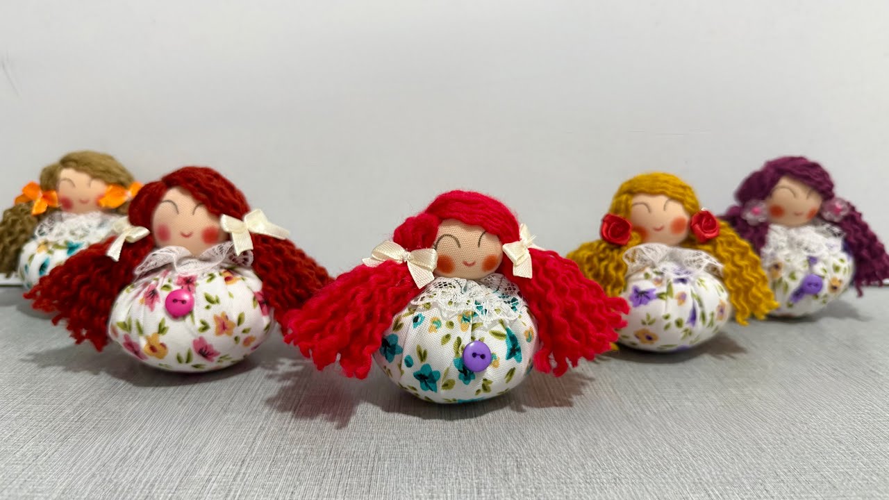 .	How to Create Unique Dolls Using Simple Fabrics – Step by Step ?🦋🪴