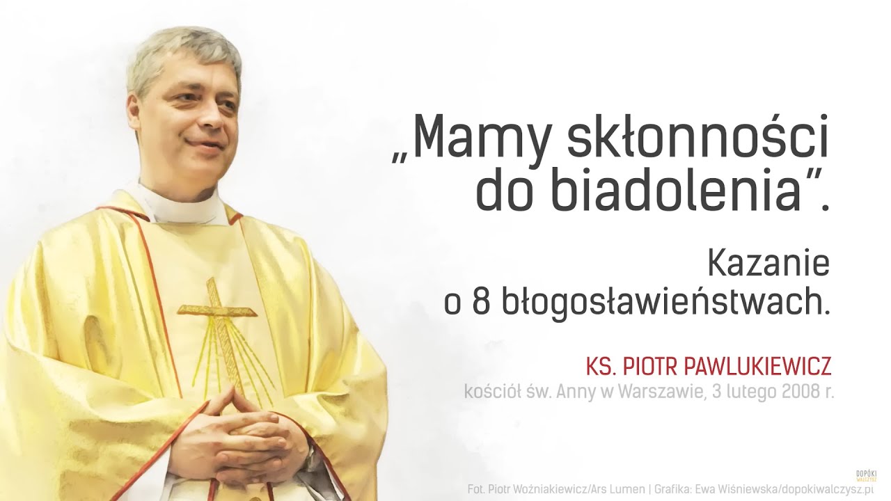 Mamy skłonności do biadolenia - ks. Piotr Pawlukiewicz 2008 (IV niedziela zwykła, rok A)