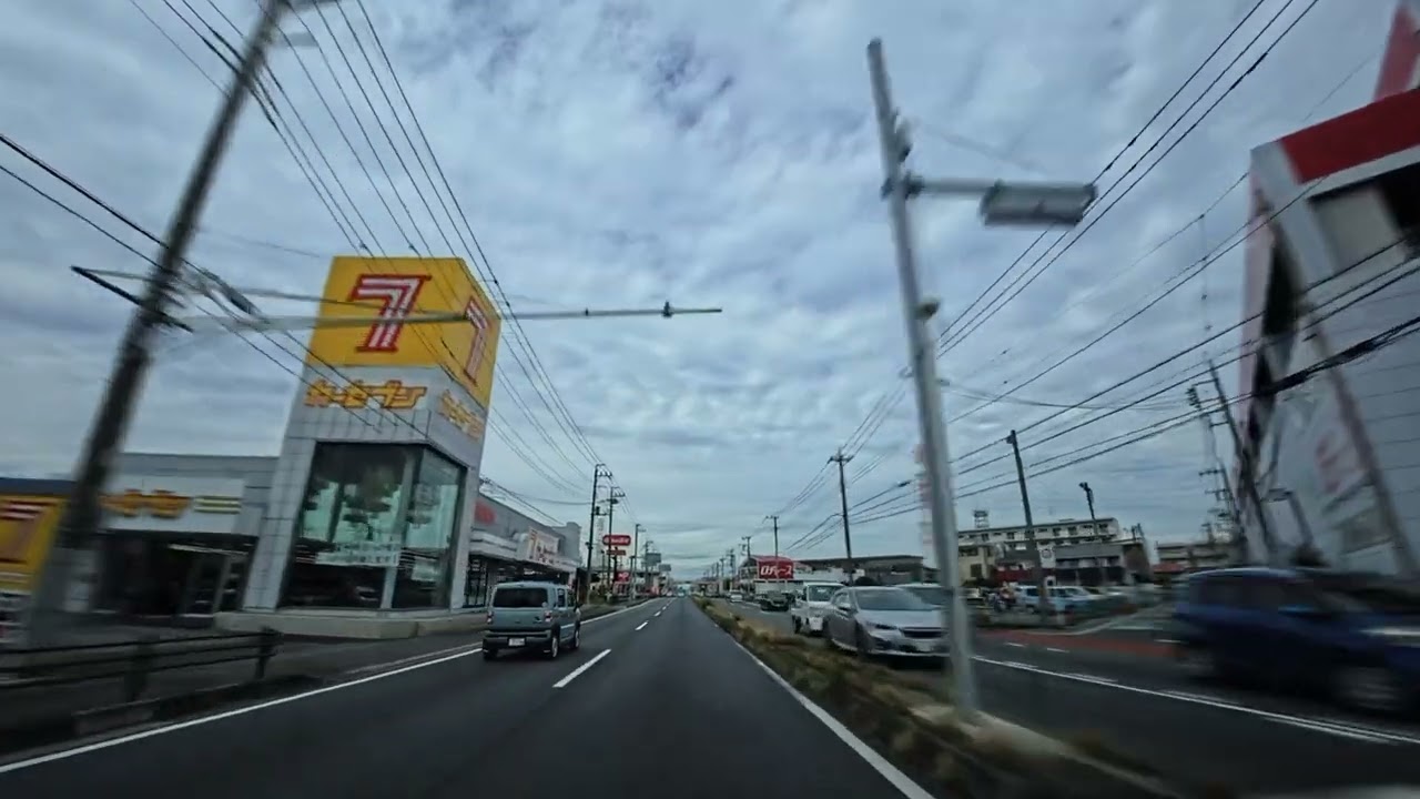 ジェーソン保木間 国道4号線 古河手前 車載動画２倍速