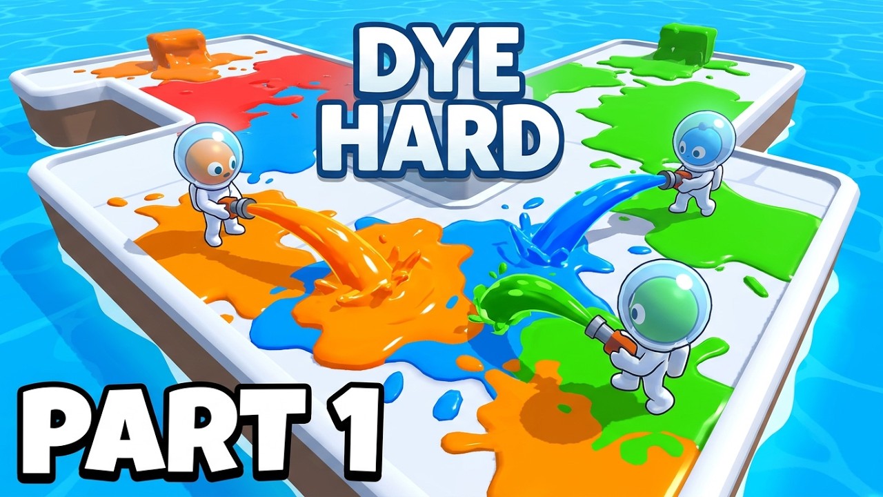 🎨 Dye Hard - Color War Walkthrough Part 1 | Mobile Gameplay (Android/iOS)