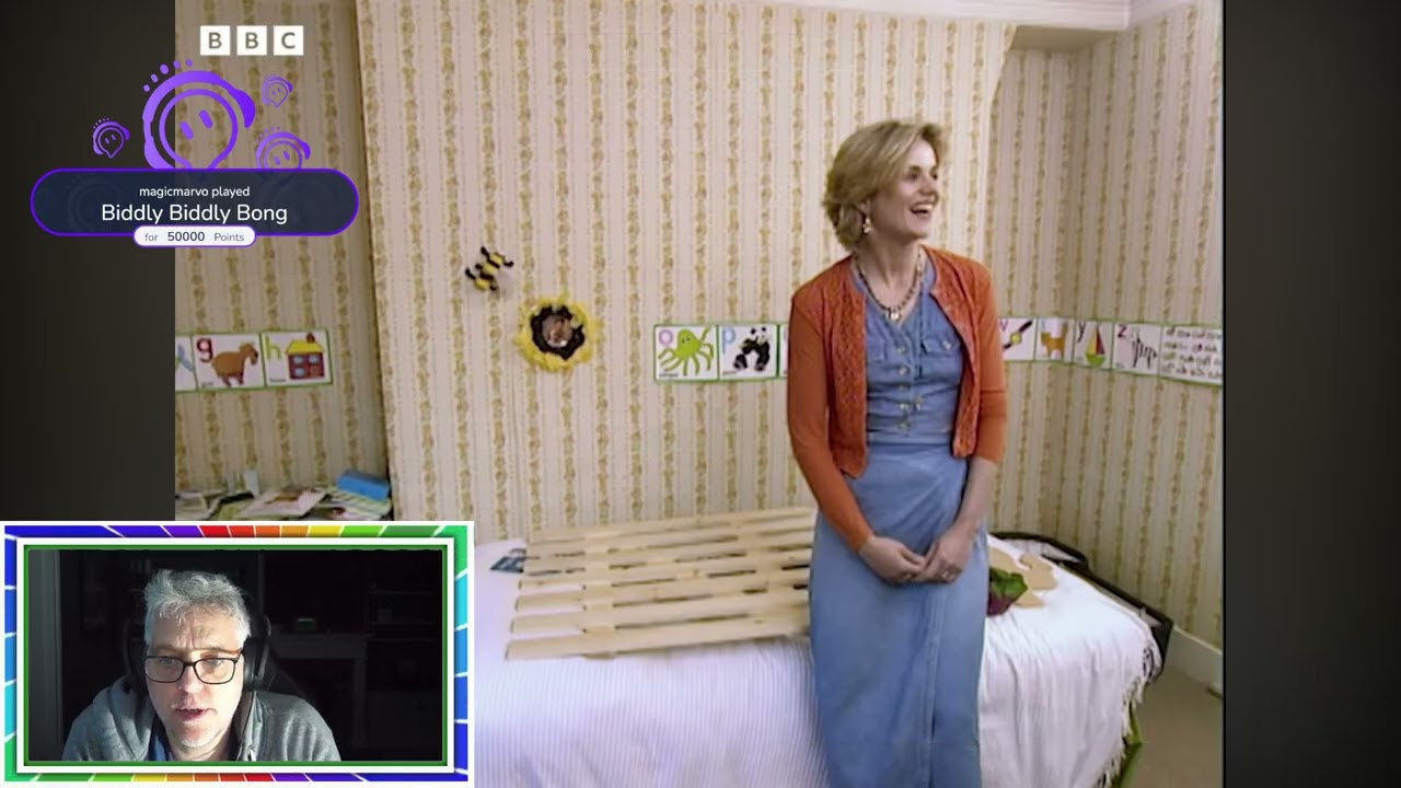 Old Man Watching Old Telly - Changing Rooms and Winner Takes All