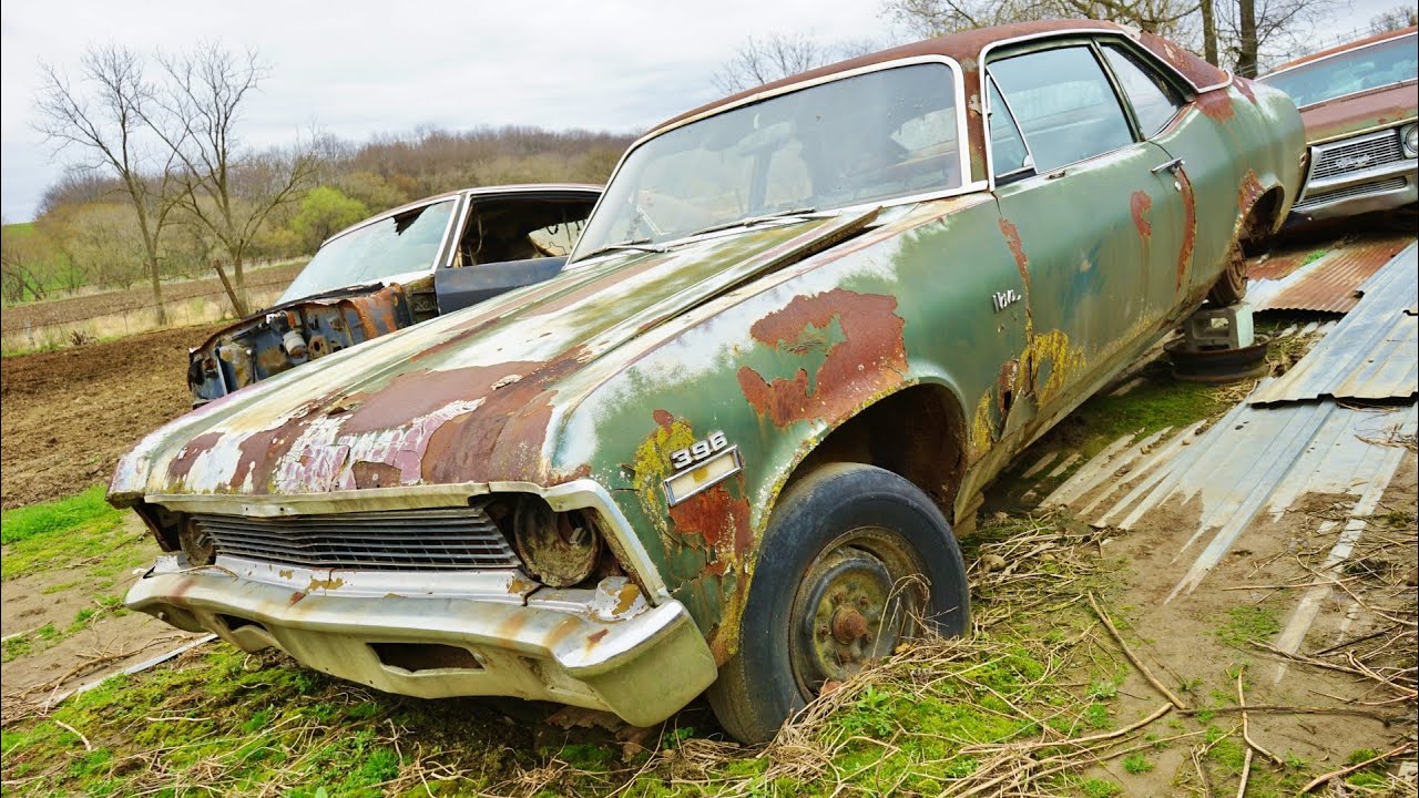 SS 396 Nova 1970 года, стоящая во дворе... САМАЯ БОЛЬШАЯ находка во дворе GM... Часть 7
