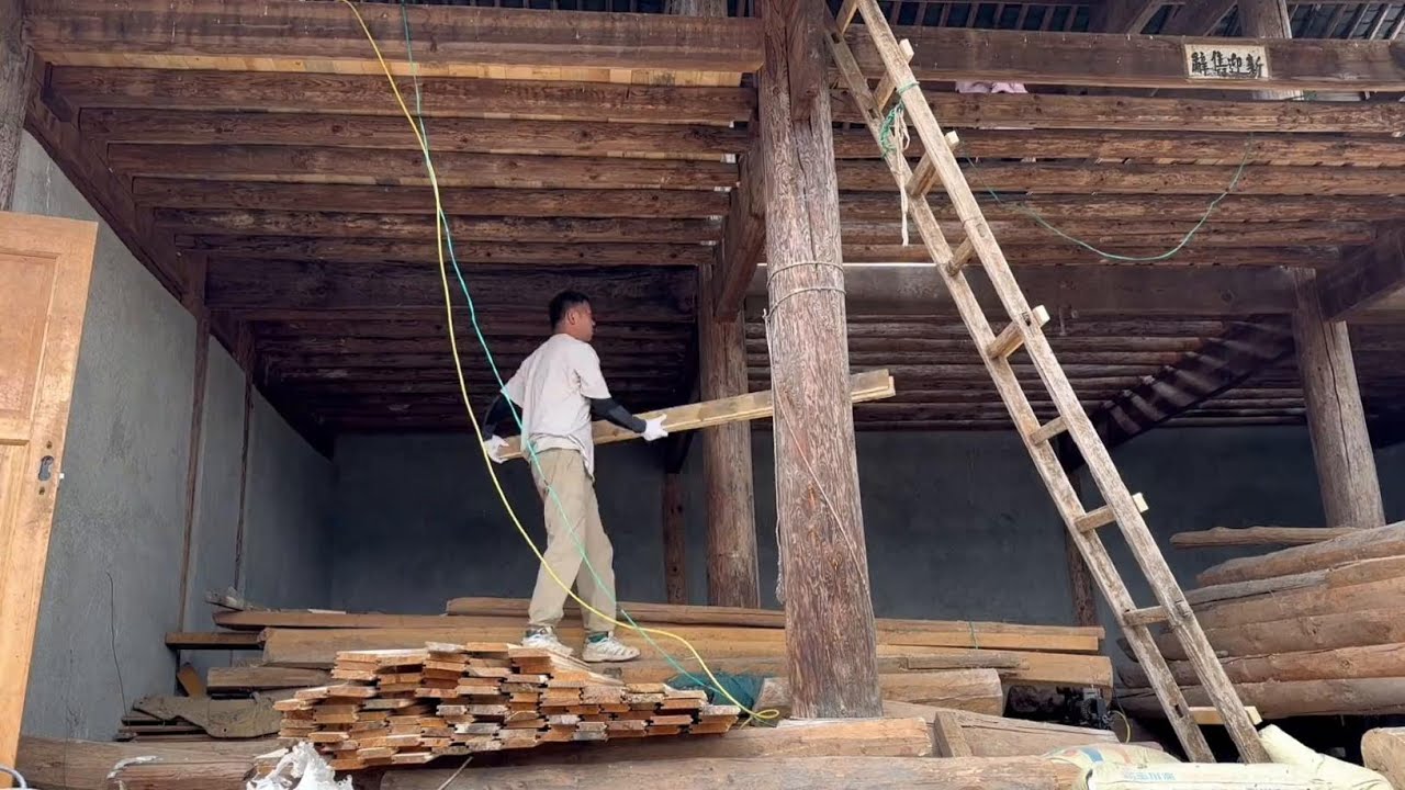 小院改造第十天，今天小院又来客人啦，朋友很羡慕我们的院子#租个院子来改造 #2023新农人计划 #老房子改造日记