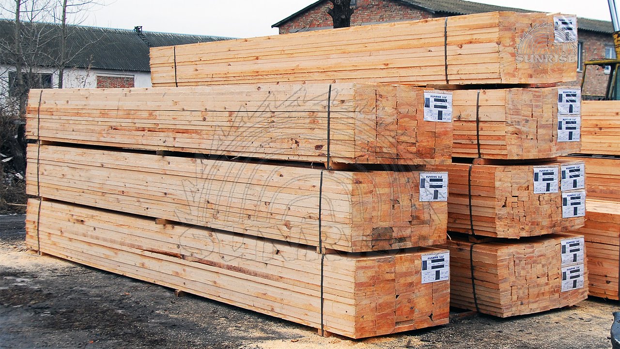 Exports of fresh pine sawn timber with antiseptic from Ukraine to Turkey - Izmir, Antalya, Mersin