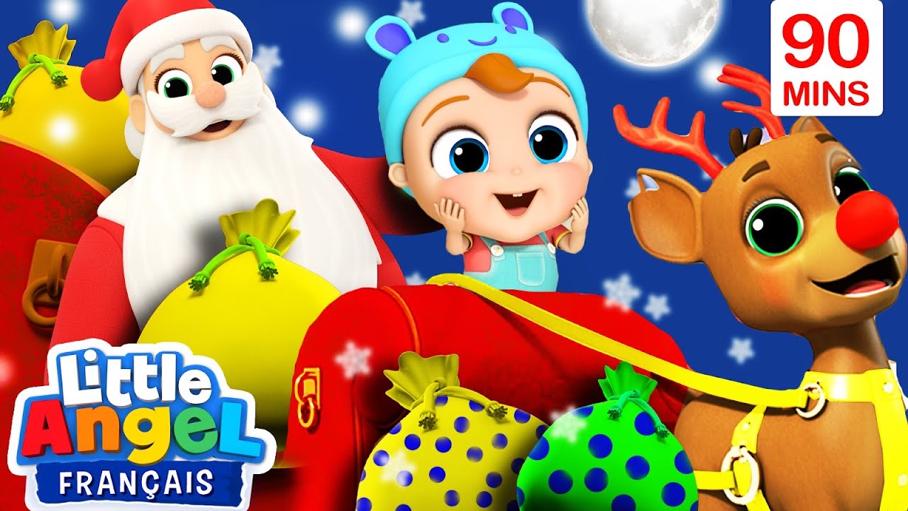 Vive le vent | Comptines de Noël avec Bébé Louis | Little Angel Français